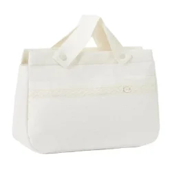 Paz Rodriguez - Woven Bag Adarve, Cream/Cream Best