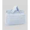 Paz Rodriguez - Woven Bag Torres, Chalk Blue/White Sale