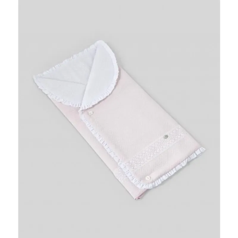 paz_rodriguez__woven_newb_SKUmQp1MgCf_0.webp Paz Rodriguez - Woven Newborn Baby Nest Torres, Chalk Pink/White New