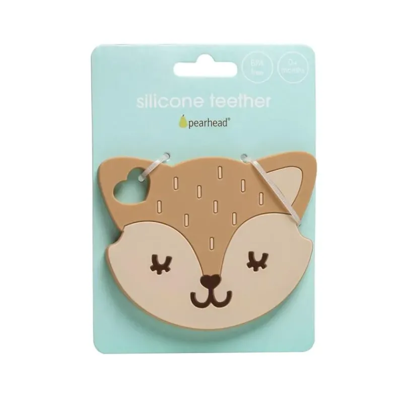 pearhead__silicone_teethe_SKUs6UX7JAe_1.webp Pearhead Baby Pearhead - Silicone Teether Bpa Free, Fox Clearance