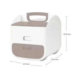 Pearhead Baby Pearhead - Ubbi porta-fraldas portátil e trocador, armazenamento de fraldas, cinza Outlet