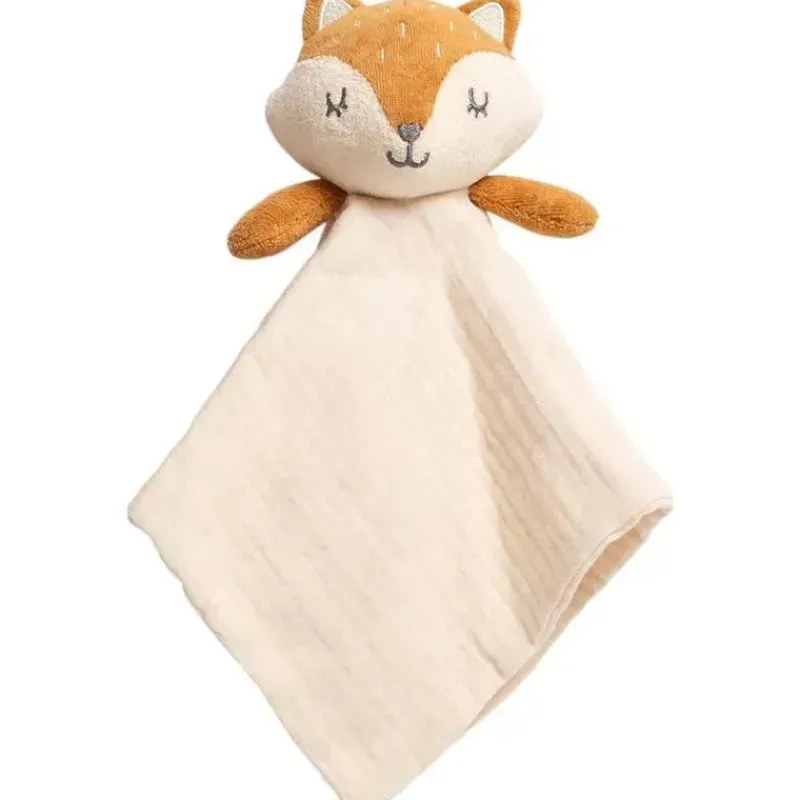 pearhead_baby__cobertor_d_SKUgWckaOmY_0.webp Pearhead Baby - Cobertor de segurança, Brinquedo aconchegante, Bicho de pelúcia, Musselina de algodão Fox Lovey Clearance