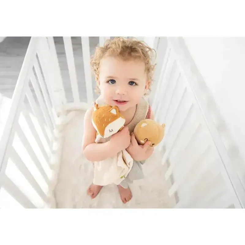 pearhead_baby__cobertor_d_SKUgWckaOmY_4.webp Pearhead Baby - Cobertor de segurança, Brinquedo aconchegante, Bicho de pelúcia, Musselina de algodão Fox Lovey Clearance