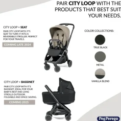 PegPerego Peg Perego - City Loop Infant Car Seat & Stroller Combo with Primo Viaggio 4-35 Urban Mobility Infant Car Seat New