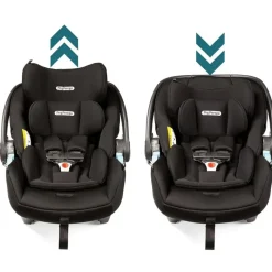 PegPerego Peg Perego - Primo Viaggio 4-35 Lounge on wheels Infant Car Seat, True Black Clearance