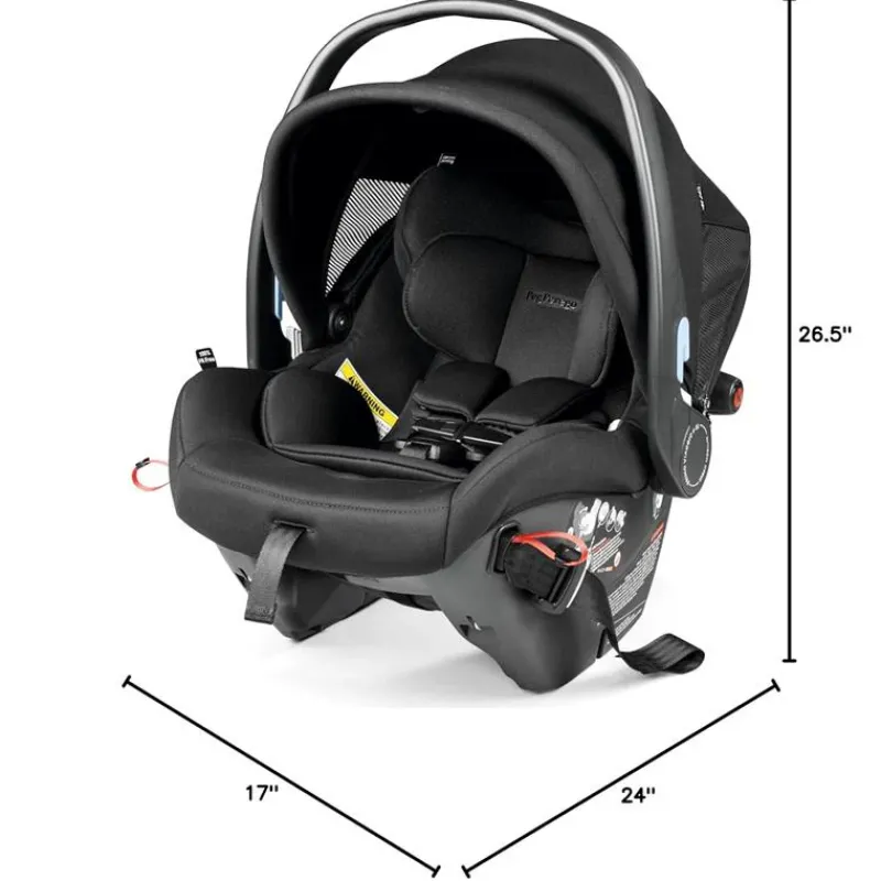 peg_perego__primo_viaggio_SKU9nYYQTV0_3.webp PegPerego Peg Perego - Primo Viaggio 4-35 Urban Mobility-Baseless Infant Car Seat with Latch-True Black New