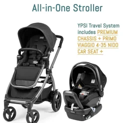 PegPerego Peg Perego - Ypsi Travel System, Onyx Hot