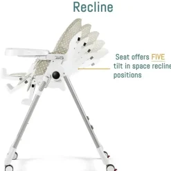 PegPerego Peg-Perego - Prima Pappa Zero 3 High Chair, Linear Grey Hot