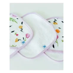 Little Unicorn Pequeno unicórnio - pacote de 3 panos de algodão, bagas e flores Online