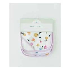 Little Unicorn Pequeno unicórnio - pacote de 3 panos de algodão, bagas e flores Online