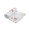 Little Unicorn Pequeno unicórnio - Swaddle de musselina de algodão simples, Oh Deer Best