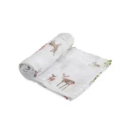 Little Unicorn Pequeno unicórnio - Swaddle de musselina de algodão simples, Oh Deer Best