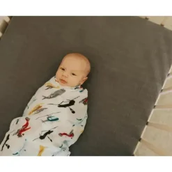 Little Unicorn Pequeno unicórnio - Swaddle de luxo de musselina individual, show aéreo Outlet