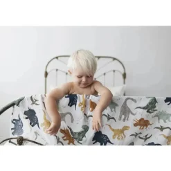 Little Unicorn Pequeno Unicórnio - Swaddle de Musselina, Dino Friends Online