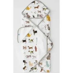 Little Unicorn Pequeno Unicórnio - Toalha de Algodão com Capuz e Pano de Lavagem, Woof Clearance