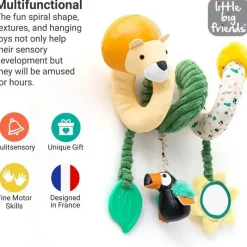Little Big Friends Pequenos grandes amigos - brinquedos multissensoriais para estimular o cérebro, selva Sale