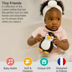 Little Big Friends Pequenos grandes amigos - pequenos amigos, brinquedo de chocalho, bicho de pelúcia especial, Martin, o pinguim Online