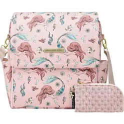 Petunia Pickle Bottom Petúnia - Bolsa de fraldas tipo mochila quadrada, Pequena Sereia Clearance