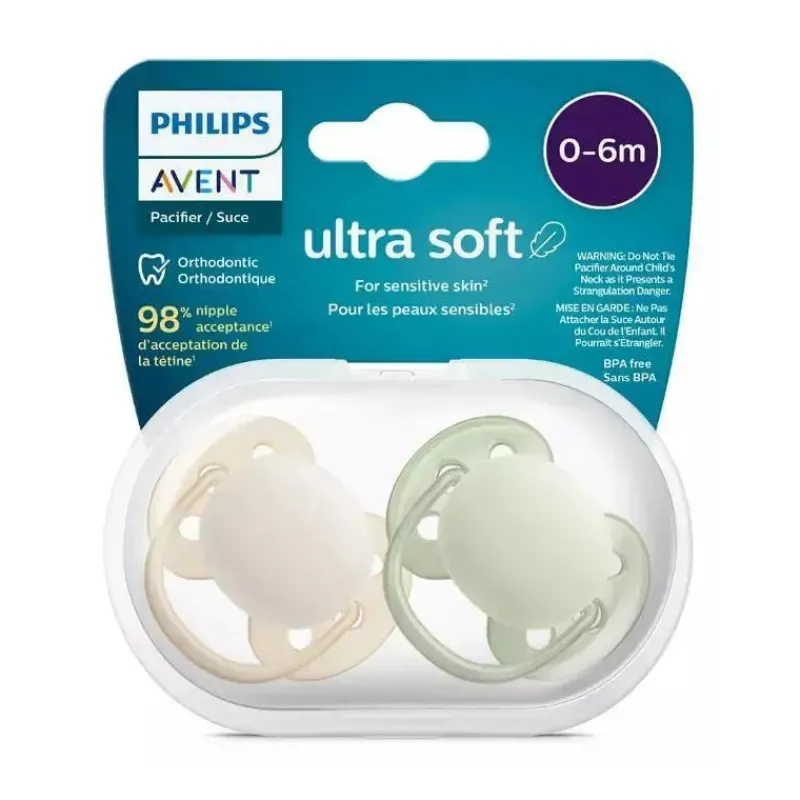 phillips_avent__chupeta_u_SKUCP6hcmBI_1.webp Philips Avent Phillips Avent - Chupeta Ultra Suave 2Pk, 0/6M, Cores Misturadas Hot