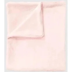 Piccolo Bambino - Faux Fur Stroller Blanket On Wooden Hanger Pink Outlet