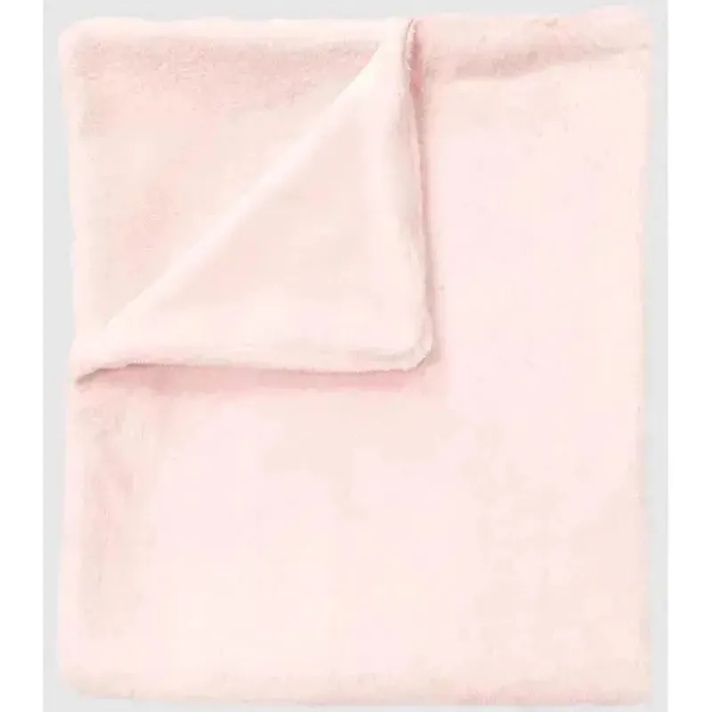 piccolo_bambino__faux_fur_SKUwxc6mRQE_0.webp Piccolo Bambino - Faux Fur Stroller Blanket On Wooden Hanger Pink Outlet