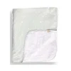 Piccolo Bambino - Jersey Stroller Blanket With Sherpa Reverse Green Outlet