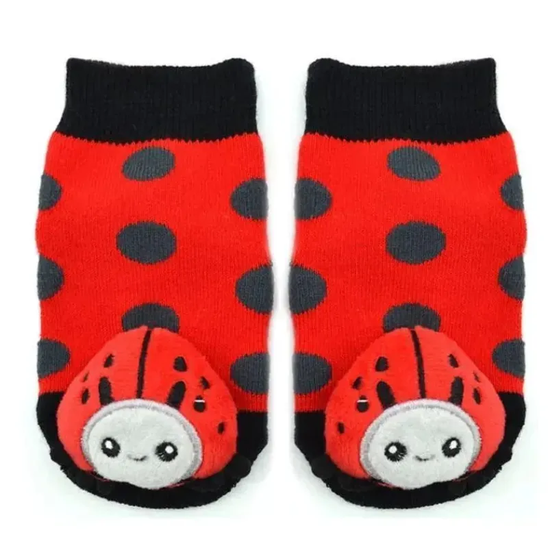 piero_liventi__meias_de_c_SKU0b4N0P0C_1.webp Piero Liventi - Meias de chocalho Baby Ladybug Boogie Toes Hot