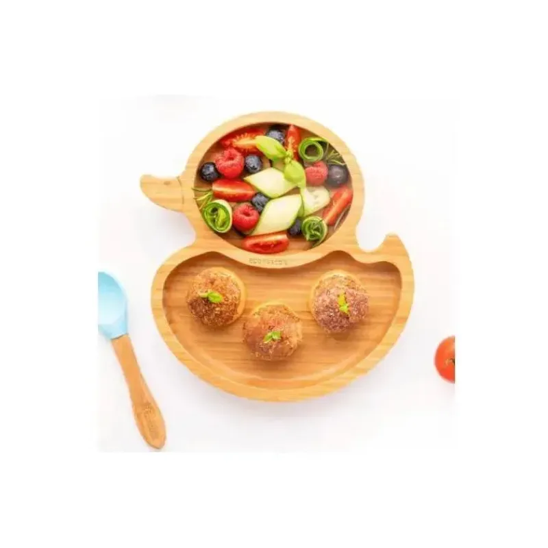 placa_de_suco_de_bambu_ec_SKUHDZPUeEX_2.webp Eco Rascals Placa de sucção de bambu com duas seções de pato, azul New