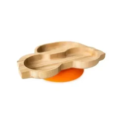 Eco Rascals Placa de sucção de bambu com carro de duas seções, laranja Clearance