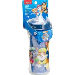 Playtex - Copos de bico para patrulha canina Baby Sipsters Stage 4, à prova de derramamento, à prova de vazamento, à prova de quebra, azul, 12 onças, 1 contagem Clearance