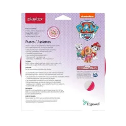 Playtex - Pratos de patrulha canina para hora das refeições do bebê para meninas, pacote com 2 Fashion