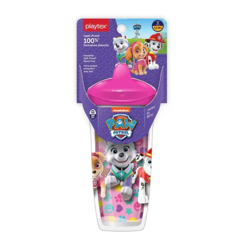 playtex__sipsters_stage___SKU3smdwV3T_1.webp Playtex - Sipsters Stage 3 Paw Patrol Copo à prova de derramamento, à prova de vazamento e à prova de quebra para meninas, 9 onças, pacote com 1 Hot