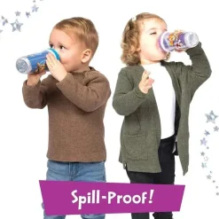 Playtex - Sispsters, Copo de bico com glitter Paw Patrol Stage 3, à prova de derramamento, à prova de vazamento, à prova de quebra, 9 onças Clearance