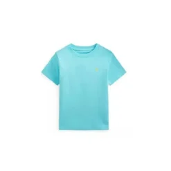 Ralph Lauren Polo - Camiseta de manga curta para bebê menino, azul claro New