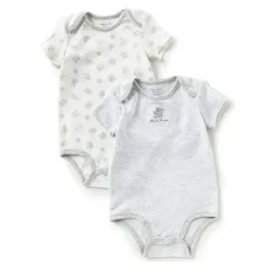 Ralph Lauren Polo Baby - 2 conjuntos de macacão de algodão, urze Hot