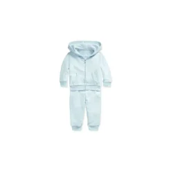 Ralph Lauren Polo Baby - Conjunto de calça e moletom de lã Athletic Terry, azul berilo Discount