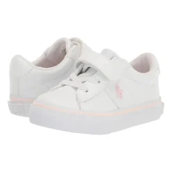 Ralph Lauren Polo Baby - Girl Shoes branco tombado com rosa claro Online