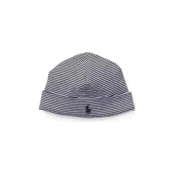 Ralph Lauren Polo Baby - gorro canelado Interlock de algodão, marinho francês multi Sale