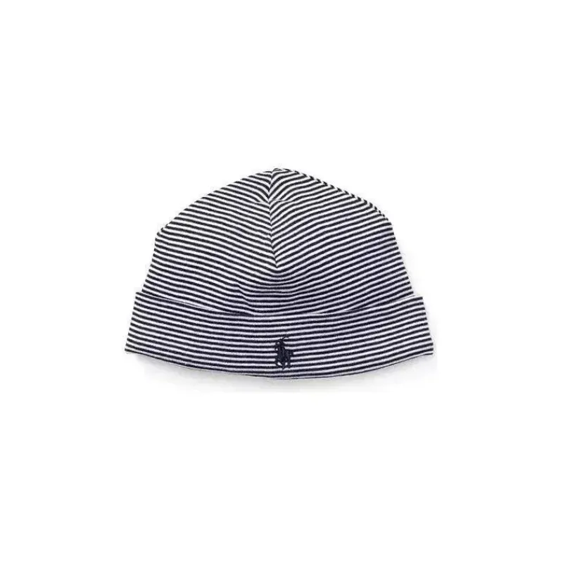 polo_ralph_lauren_baby__g_SKUwSiKjSEA_0.webp Ralph Lauren Polo Baby - gorro canelado Interlock de algodão, marinho francês multi Sale
