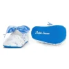 Ralph Lauren Polo Baby - Meninas Briley II Mary Jane Crib Shoe, Azul Claro Golf Toile Fashion