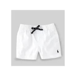 Ralph Lauren Polo Baby - Short de sarja paraquedas Cambridge, branco Clearance