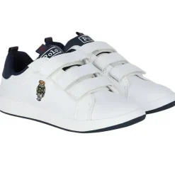Ralph Lauren Polo Baby - Sapatos Heritage Court Bear Ez, Branco Online