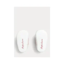 Ralph Lauren Polo Baby - Tênis de veludo Keaton II, rosa claro Clearance
