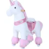 PonyCycle Pink Unicorn 3-5 Anos, Crianças Unicorn Ride on Toy, Ride on Unicorn Toy Toy Plush, Pink Pony Hot