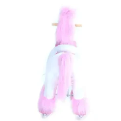 PonyCycle Pink Unicorn 3-5 Anos, Crianças Unicorn Ride on Toy, Ride on Unicorn Toy Toy Plush, Pink Pony Hot