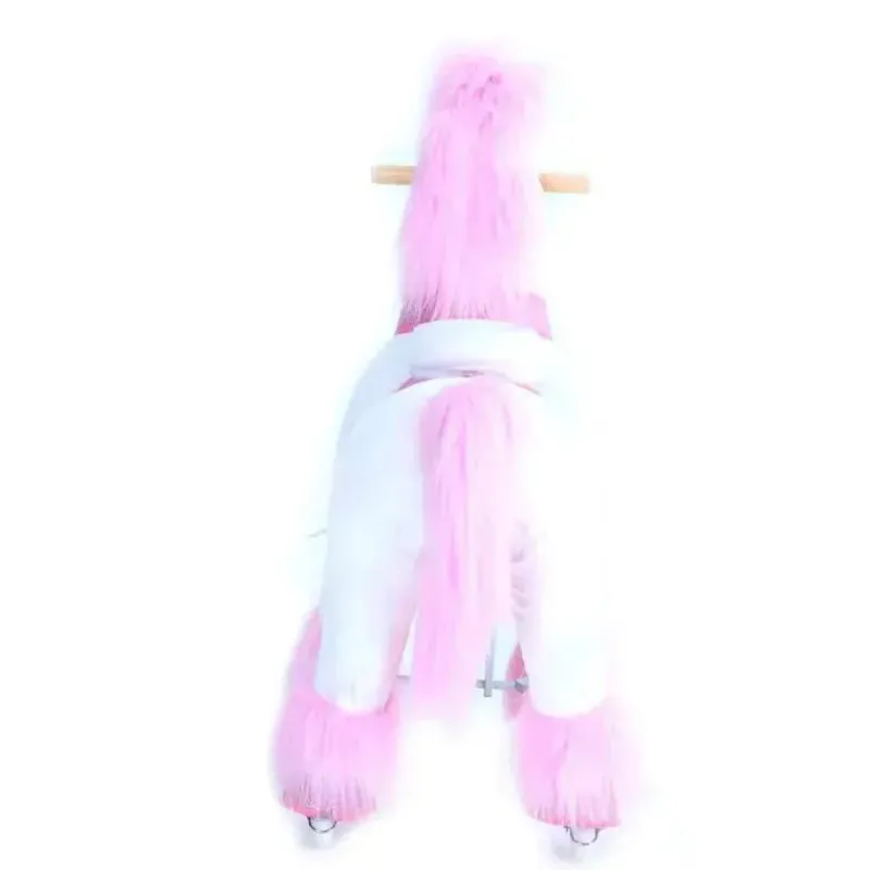 ponycycle_pink_unicorn__a_SKUwB2FIk75_1.webp PonyCycle Pink Unicorn 4-10 Anos, Crianças Unicorn Ride on Toy, Ride on Unicorn Toy Toy Plush, Pink Pony Outlet