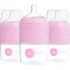 PopYum - 3Pk Fórmula Anti-Cólica Fazendo Mamadeira 5 Oz, Roxo Pastel Sale