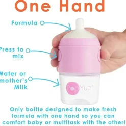 PopYum - 3Pk Fórmula Anti-Cólica Fazendo Mamadeira 5 Oz, Roxo Pastel Sale