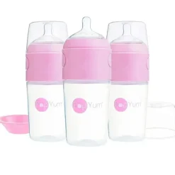PopYum - 3Pk Fórmula Anti-Cólica Fazendo Mamadeira 9 Oz, Roxo Pastel Sale