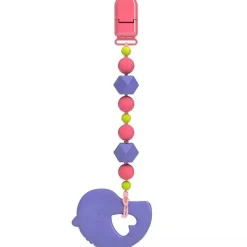 Nuby Porta-chupeta 0M+ com contas de silicone e mordedor - sortido Online